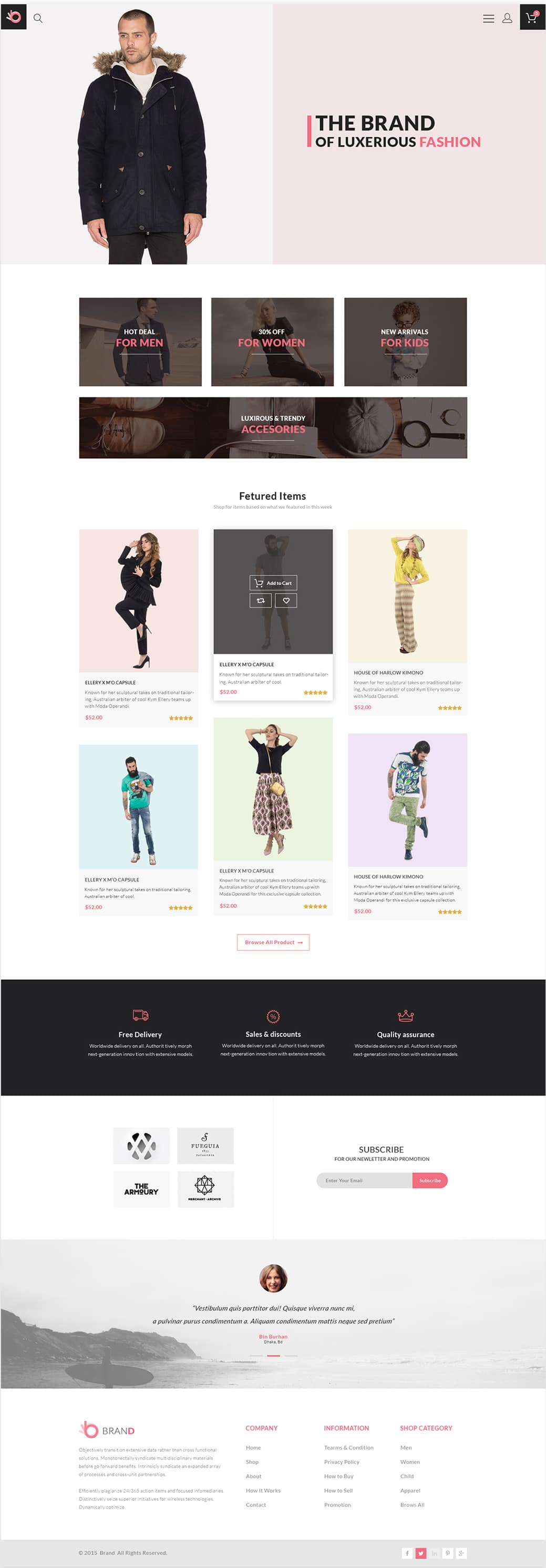 Free Ecommerce Web Templates PSD » CSS Author