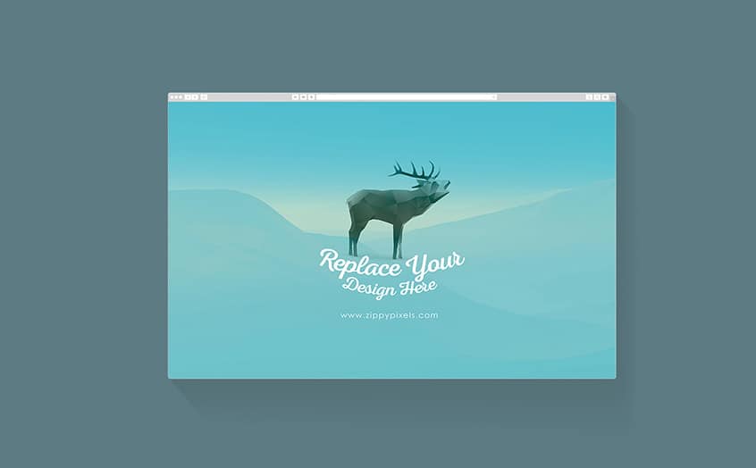 Free Flat Web & Mobile Browser Mockups