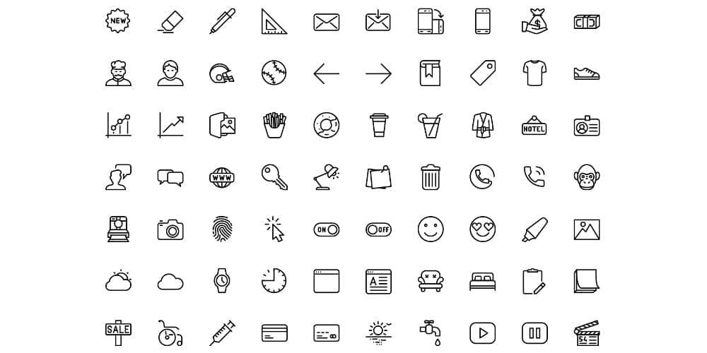 Download Latest Collection Of Free Svg Icons Illustrations SVG, PNG, EPS, DXF File