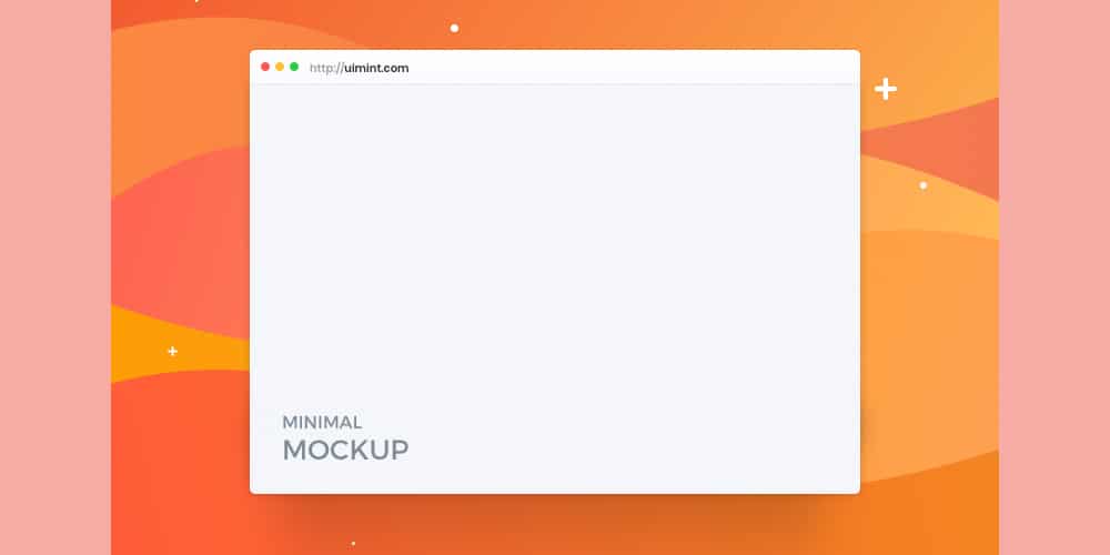 Minimal Browser Mockup