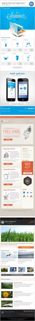 Free Email Newsletter Templates Psd Css Author Free Email Newsletter Templates Psd Css Author
