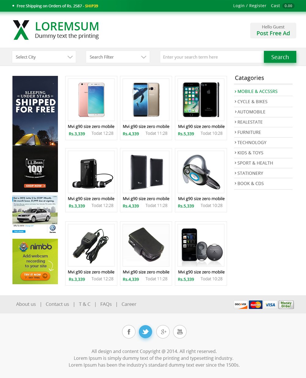 Dekons интернет магазин. Zaustore интернет магазин. Shop website Template.