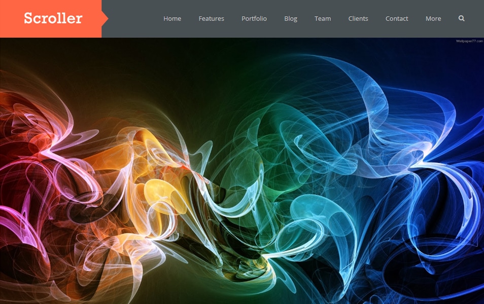 Scroller Responsive Blogger Template