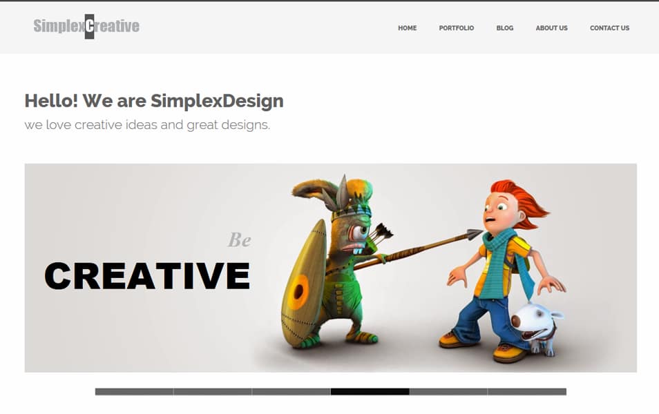 SimplexCreative Responsive Business Blogger Template