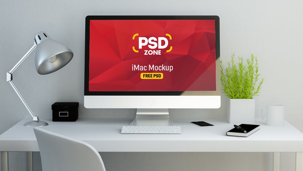 Free iMac Mockup PSD