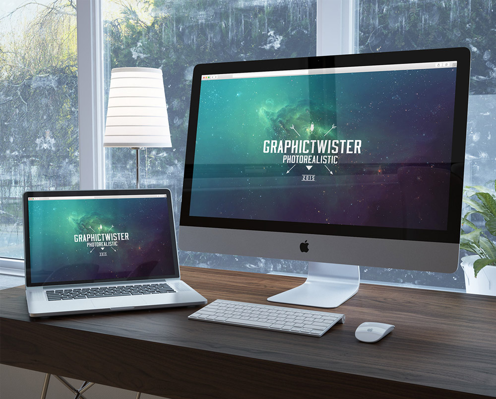 Download Free Workspace Mockup Design Templates » CSS Author