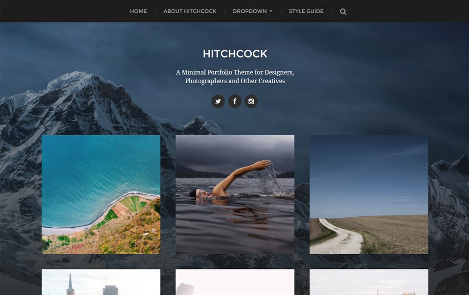 Hitchcock Responsive WordPress Theme