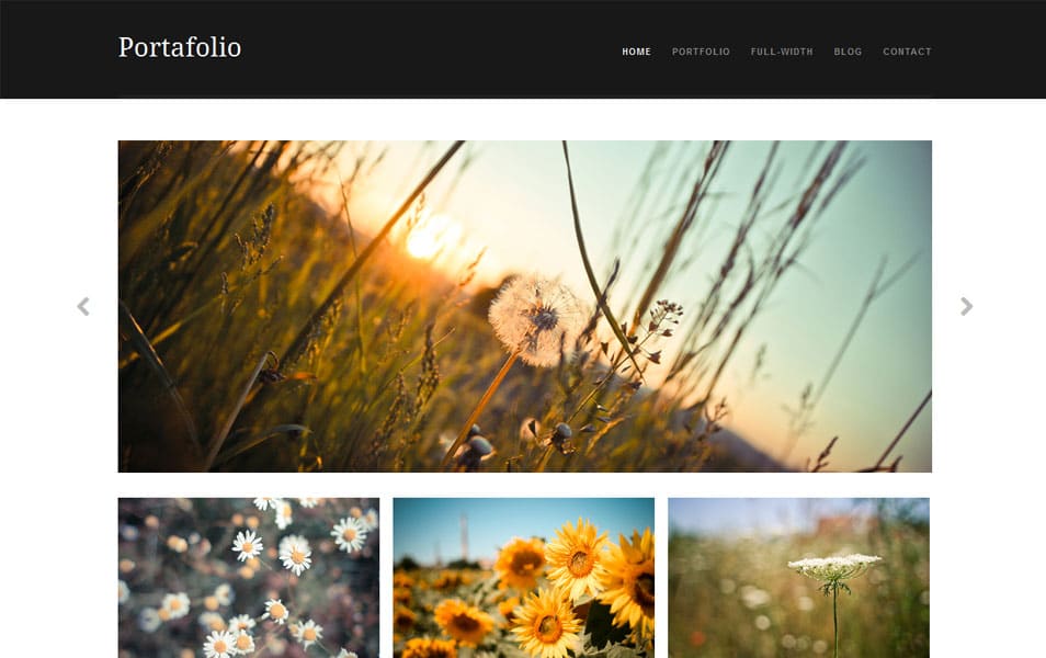 Portafolio Free Portfolio WordPress Theme