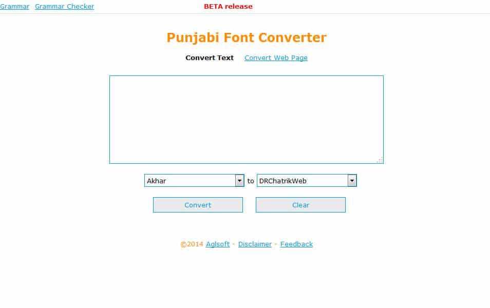 punjabi font converter