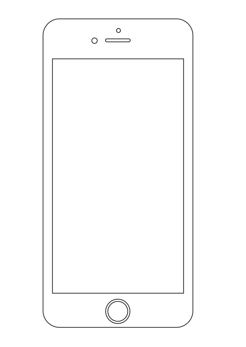 background iphone 8 template Presentation  25 Outline & for Mockups Wireframing