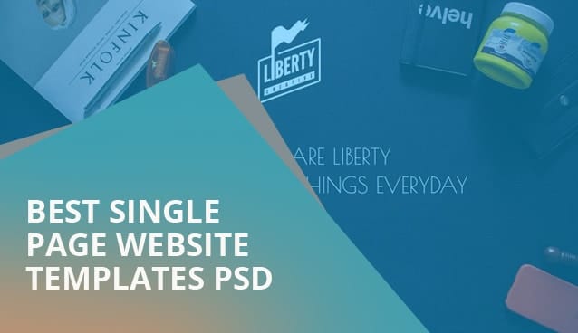 Free Single Page Website Templates PSD » CSS Author