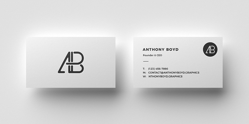 100+ Free Business Card Mockup PSD » CSS Author