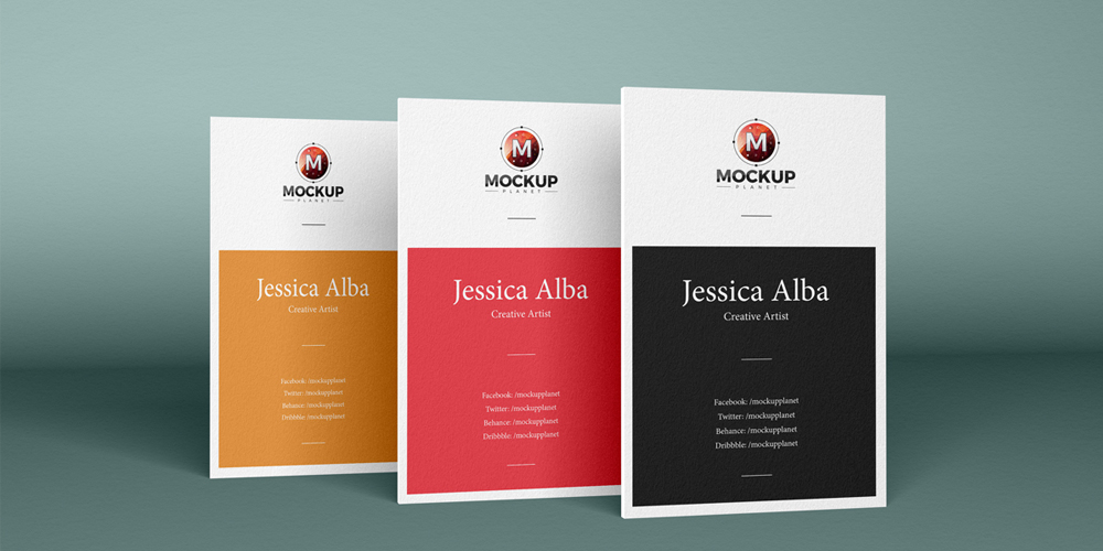 Download 100+ Free Business Card Mockup PSD » CSS Author