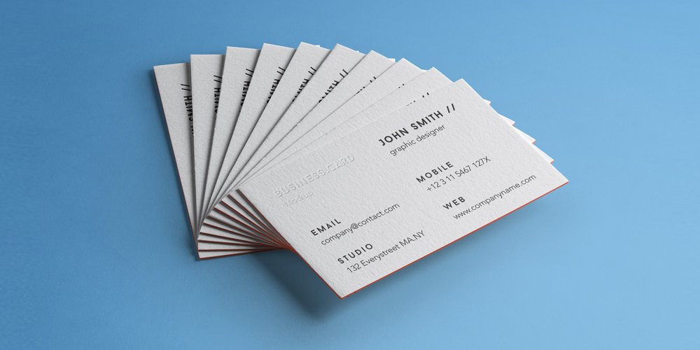 100+ Free Business Card Mockup PSD » CSS Author