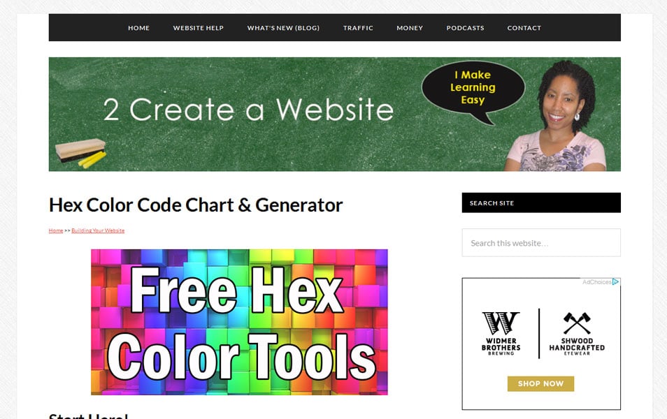 html hex color code generator