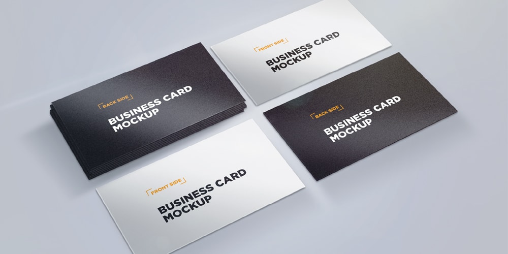 100 Free Business Card Mockups Psd Css Author