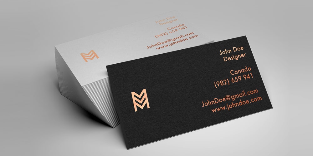 Download 100+ Free Business Card Mockups PSD » CSS Author