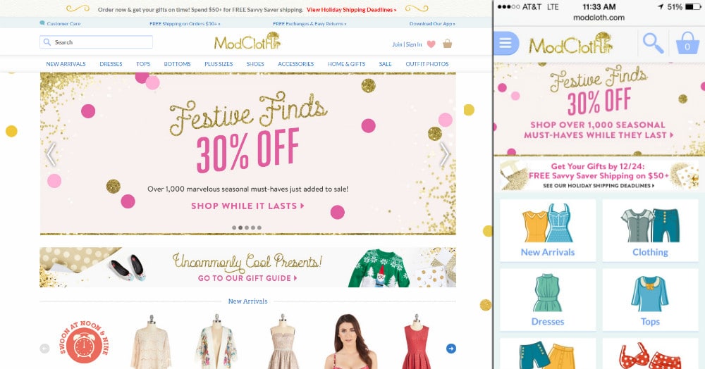 ecommerce modcloth