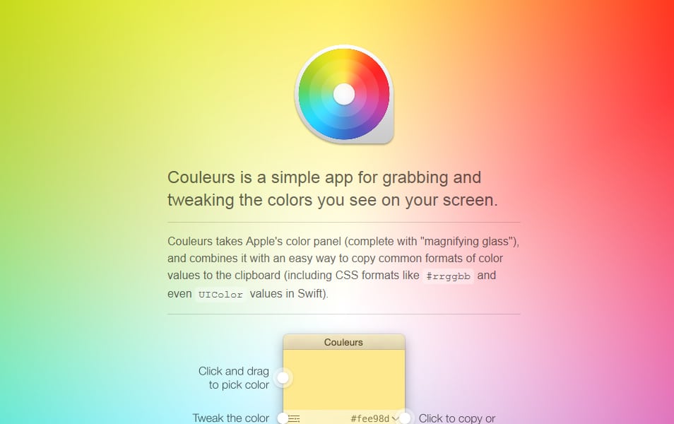 Apple color font