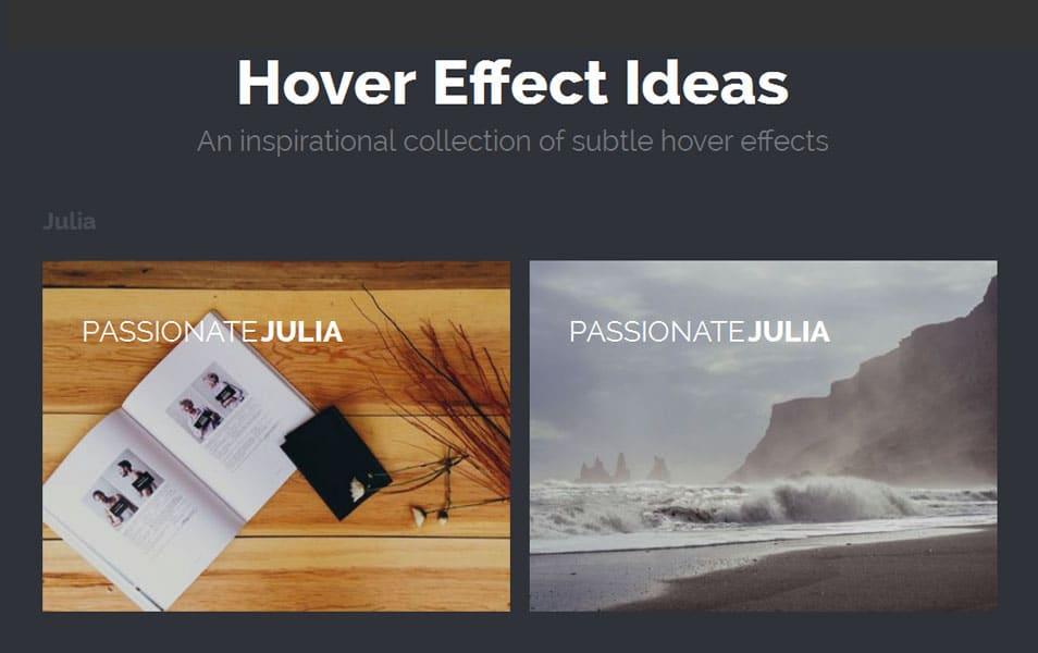 250+ JQuery & CSS3 Hover Effects (Plugins & Tutorials)