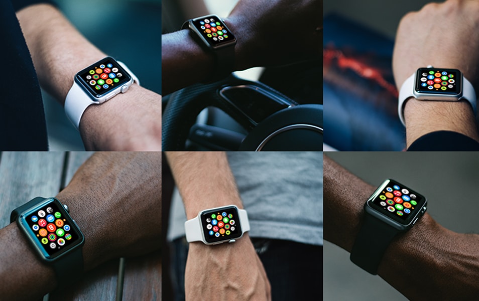 16 Free Photorealistic Apple Watch mockups