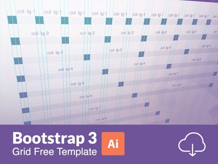 bootstrap 3 photoshop grid download