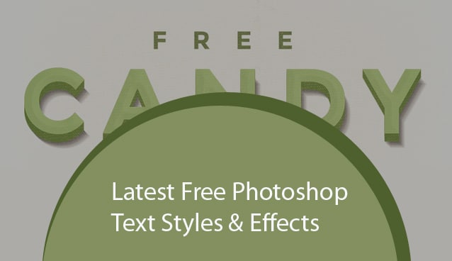 Free photoshop text effect tutorials