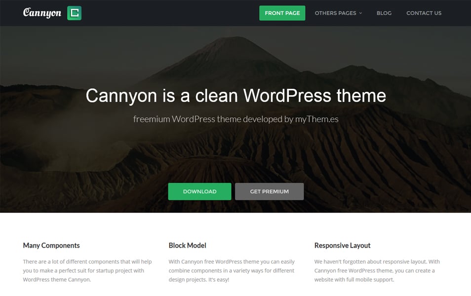 Cannyon Responsive WordPress Theme