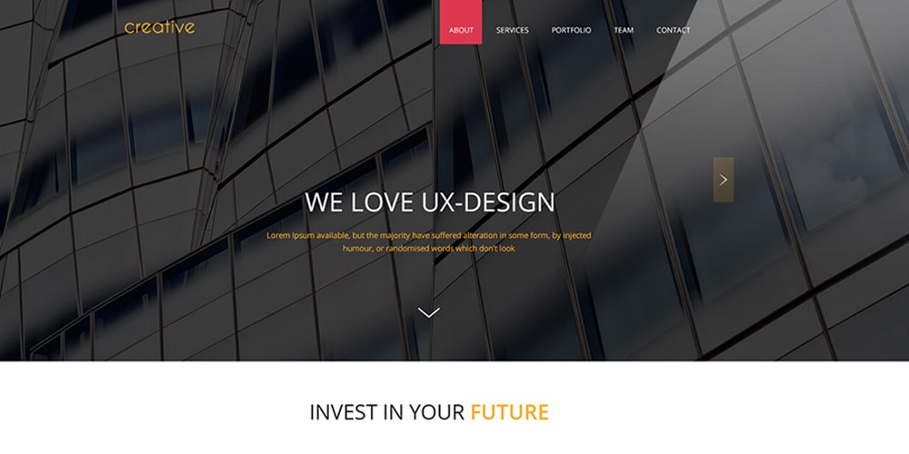 Free Corporate And Business Web Templates PSD