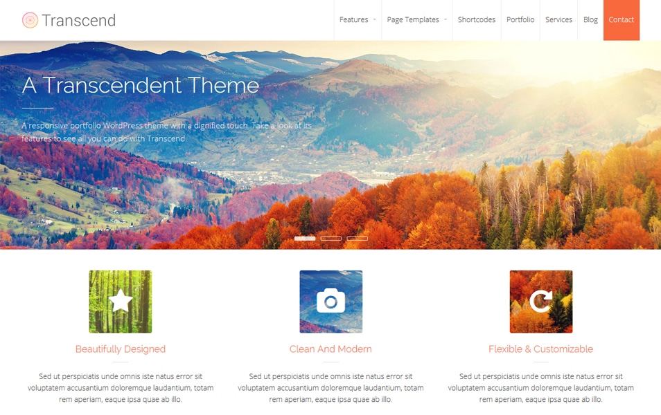 Transcend Responsive WordPress Theme