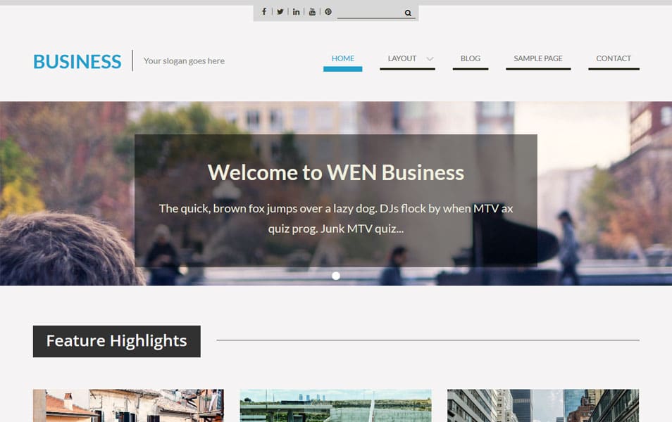 WEN Business WordPress Theme