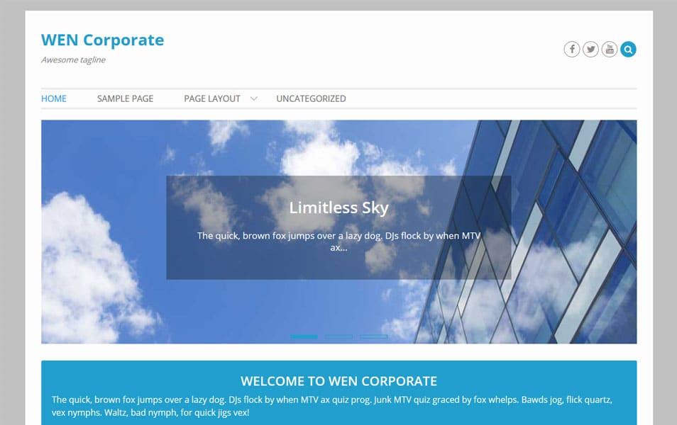 WEN Corporate WordPress Theme