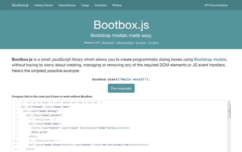 Bootbox.js