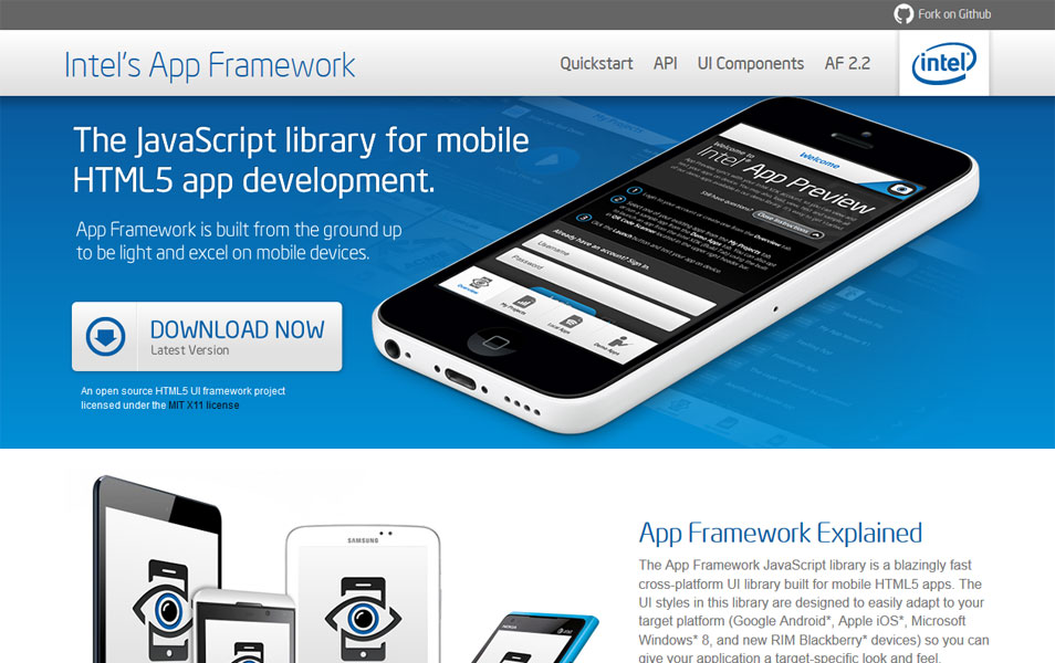 Intel's App Framework