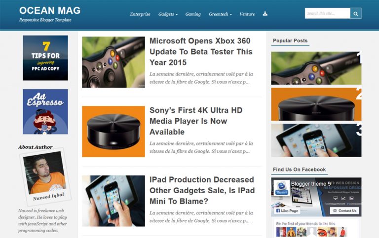 250 Best Free Responsive Blogger Templates 2019CSS Author Web Design 
