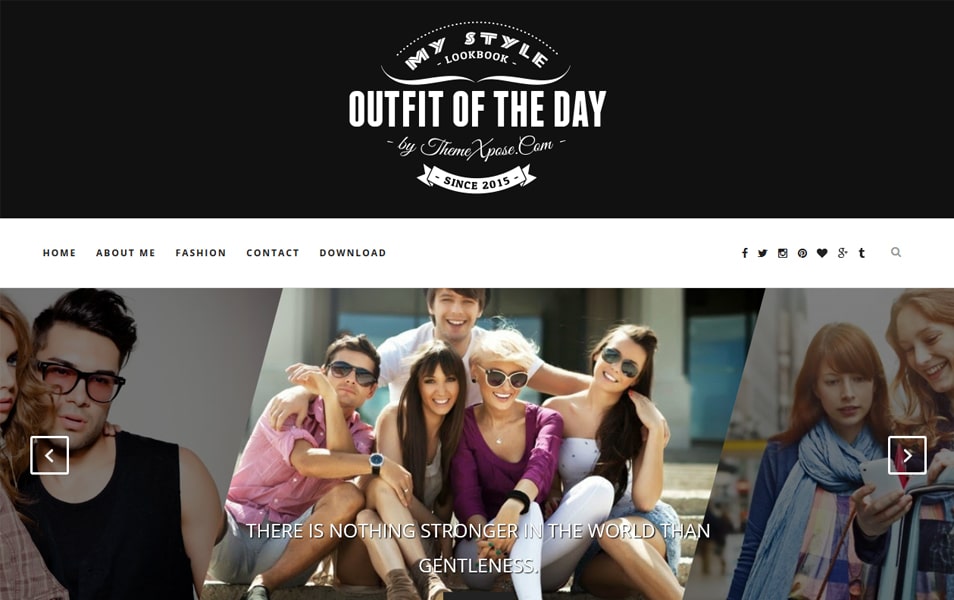 Outfit Clean & Responsive Blogger Template