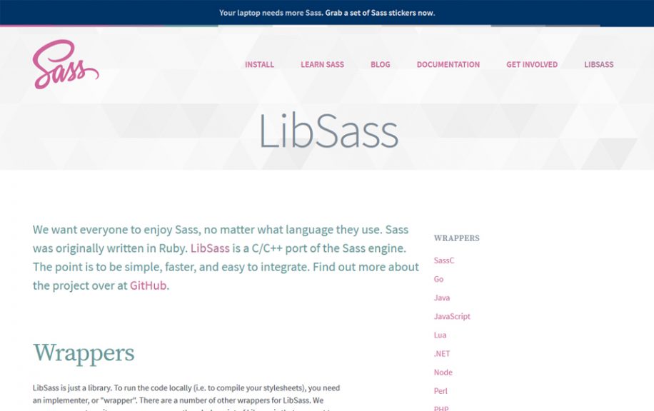 use sass with ghostlab
