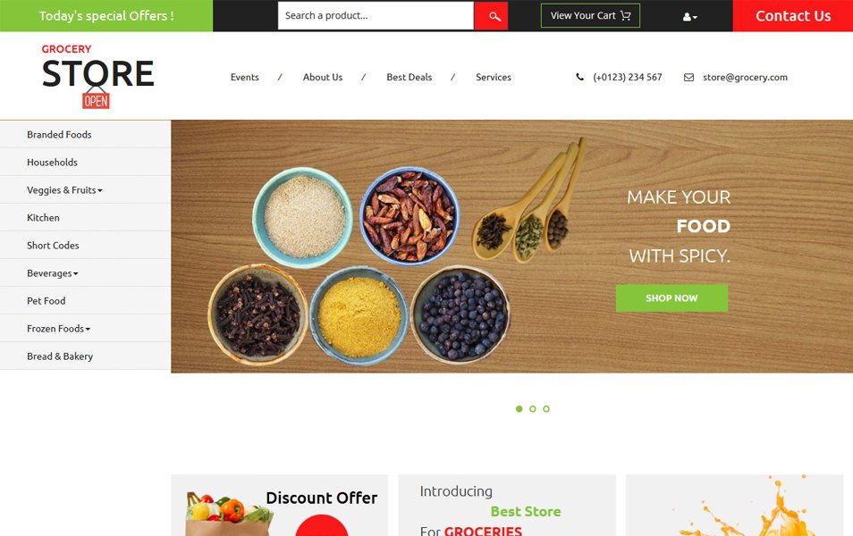 Ecommerce Website Template Free from cssauthor.com