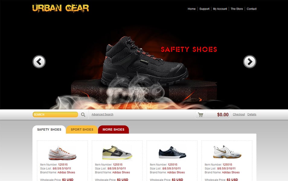 Clean And Flat Whity Ecommerce Responsive Web Template By
