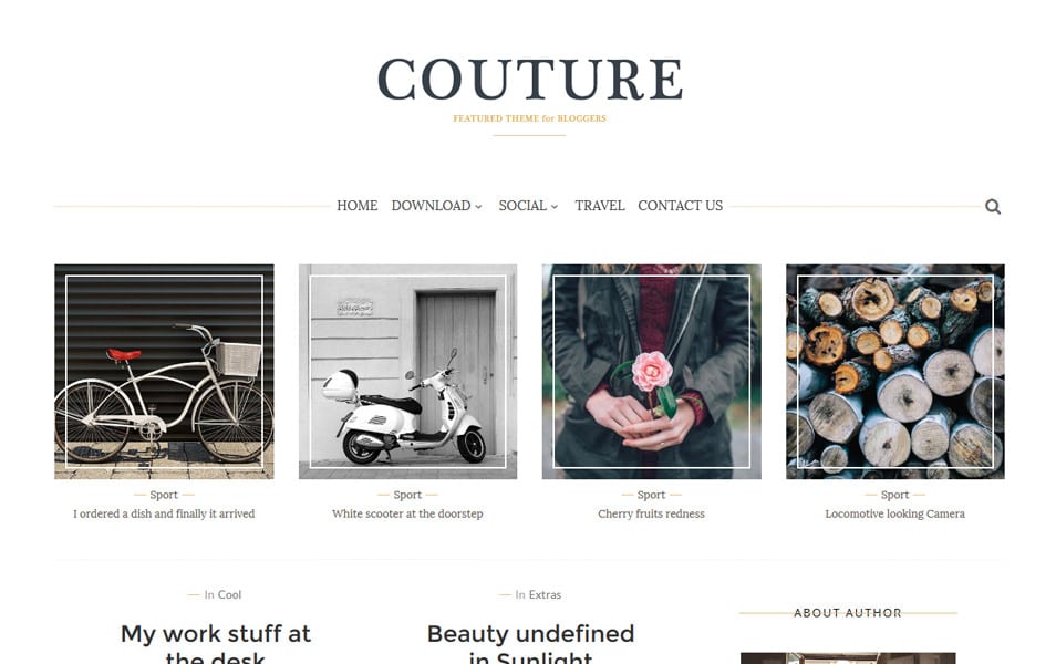 Couture Responsive Blogger Template