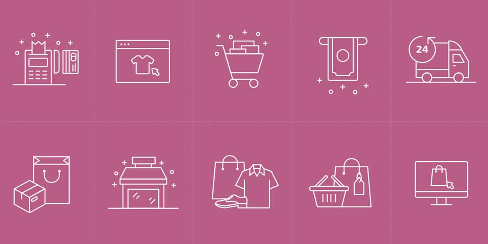 E-commerce Icons Vector