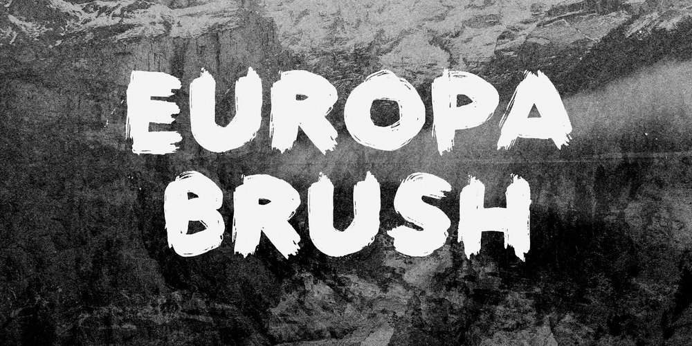 Europa Brush Font