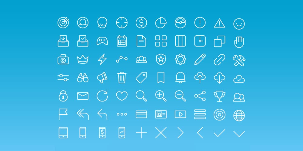 Free All Purpose Line Icons