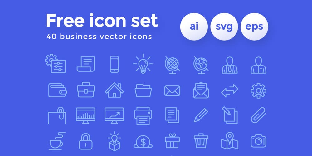 Free Business Icons Vector