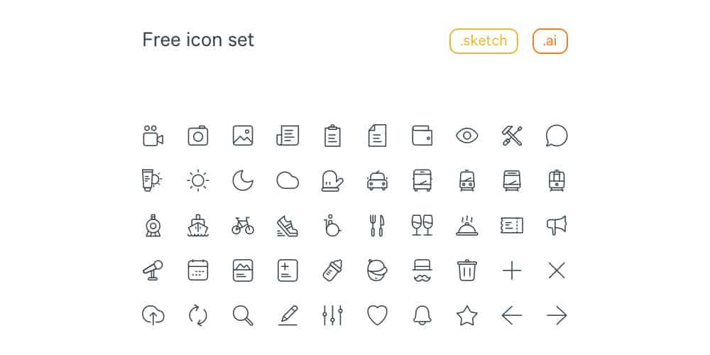 Free Line Icons