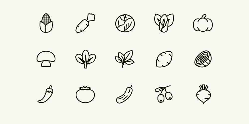 Free Vegetable Icons