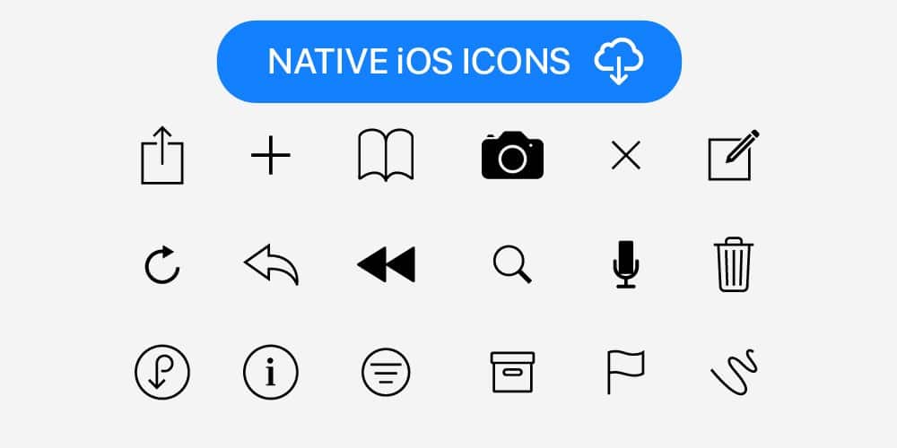 Native iOS Icons