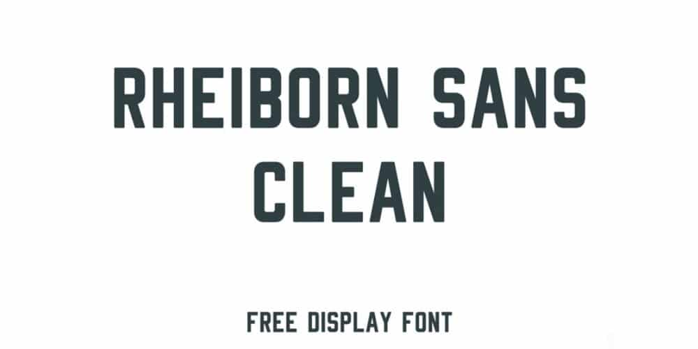 Rheiborn Sans Typeface