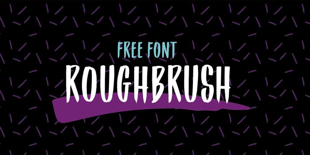 RoughBrush فونت