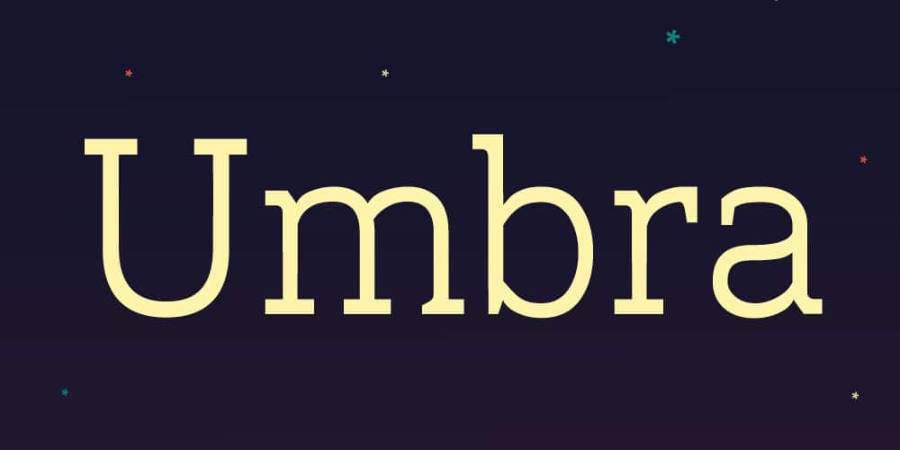 Umbra Free Font